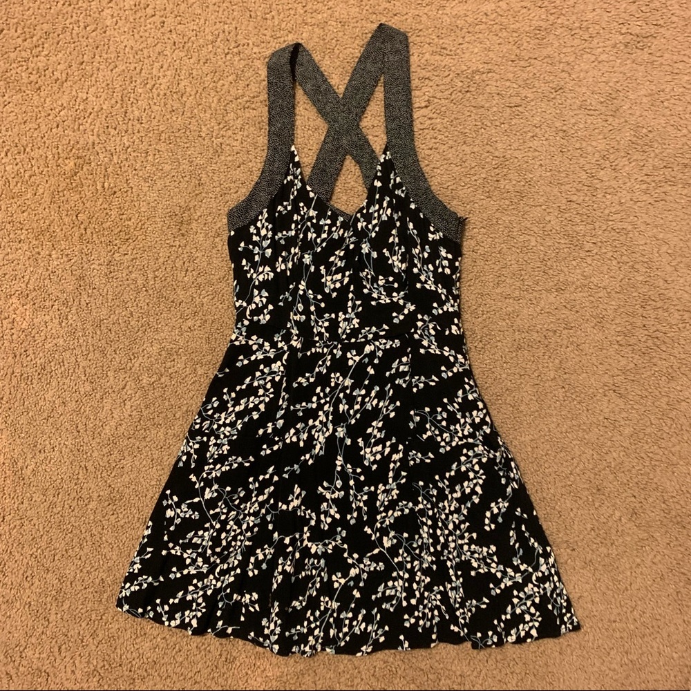 Urban Outfitters Kimchi Blue Surplice Floral Dress